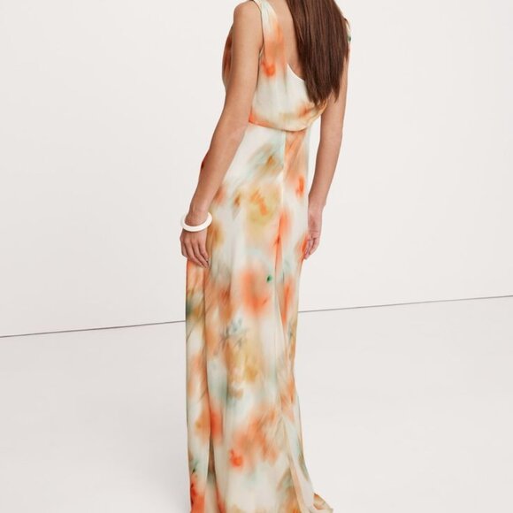 BANANA REPUBLIC twisted shoulder maxi dress - Picture 4 of 5